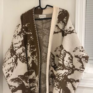 anthropologie cozy knit cardigan